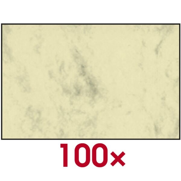 Sigel Visitenkarten DP744 beige, 8.5x5.5 cm