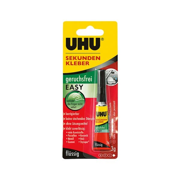 UHU Sekundenkleber »EASY« 46130 weiß