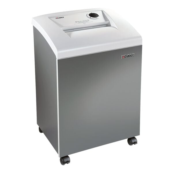 Dahle Aktenvernichter »206« Streifenschnitt bis 18 Blatt grau, 24x86.5x43.5 cm