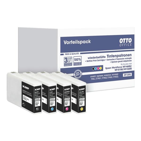 OTTO Office Tintenpatronen-Set ersetzt Epson »T7901 / T7902 / T7903 / T7904« Nr. 79XL schwarz