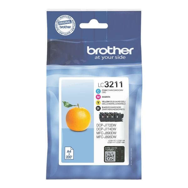 Brother Tintenpatronen-Set »LC-3211VALDR« schwarz