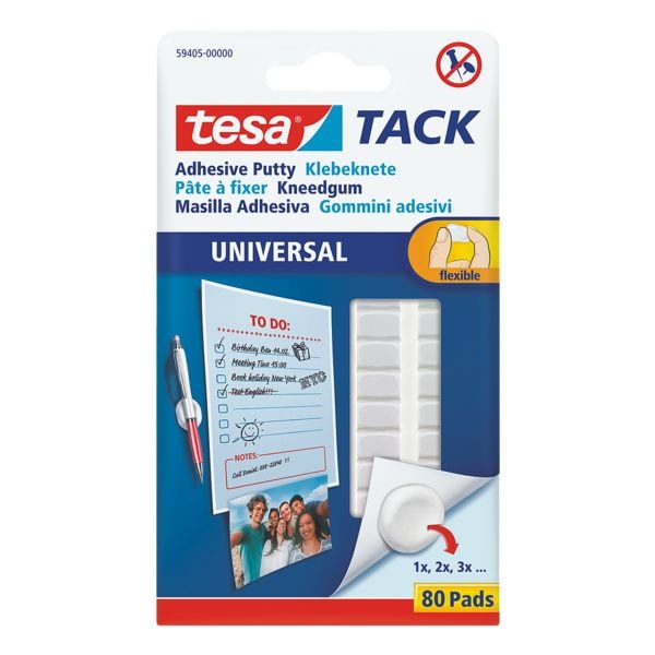 tesa Klebeknete »TACK« weiß