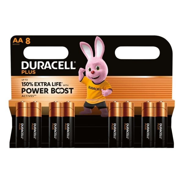 Duracell 8er-Pack Batterien »Plus« Mignon / AA / LR06