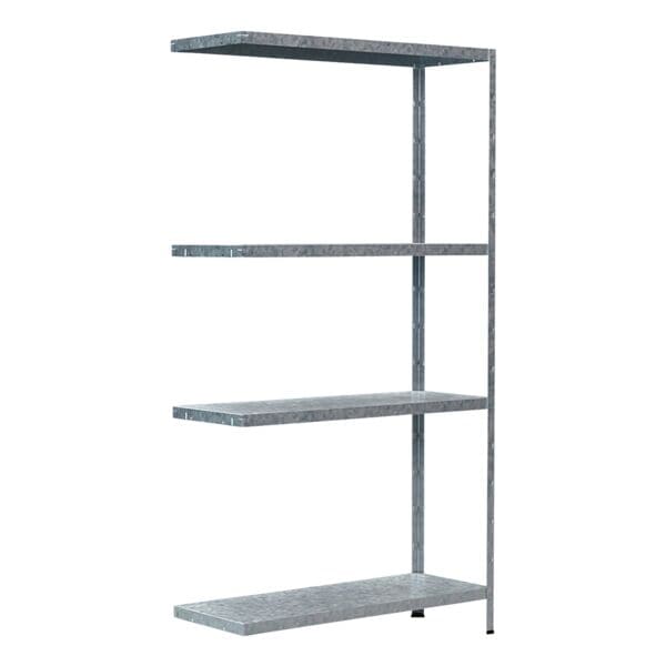 SCHULTE Lagertechnik Schwerlastregal »194007-V« 80 x 30 x 150 cm Anbauregal (Erweiterung) grau, 80x150x30 cm