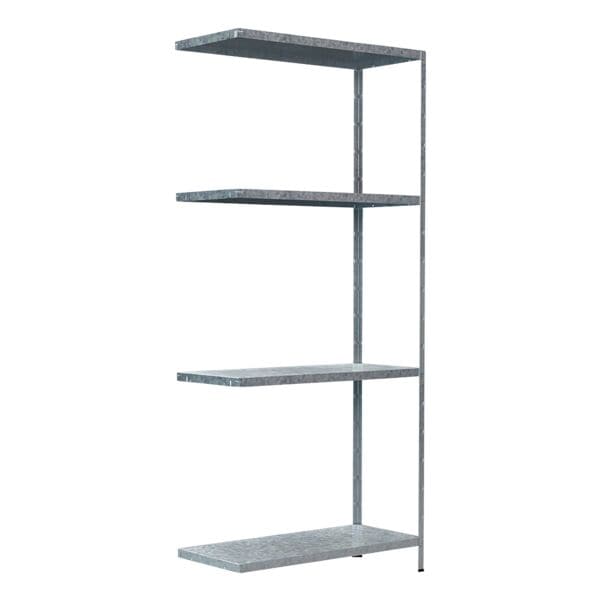 SCHULTE Lagertechnik Schwerlastregal »194009-V« 80 x 35 x 185 cm Anbauregal (Erweiterung) grau, 80x180x35 cm