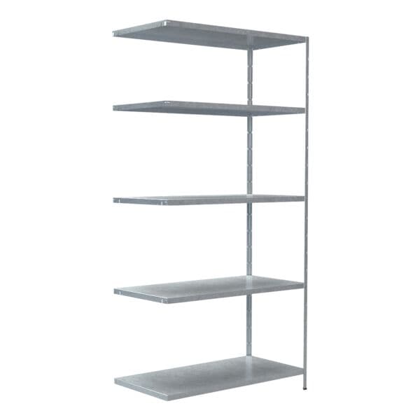 SCHULTE Lagertechnik Schwerlastregal »194011-V« 100 x 50 x 200 cm Anbauregal (Erweiterung) grau, 100x200x50 cm