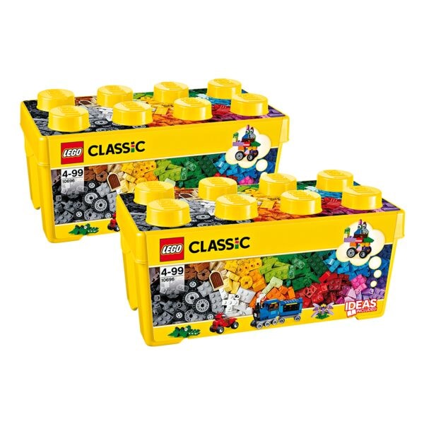 LEGO Bausteinebox »Classic« 10696, 2er-Set, insgesamt 968 Teile