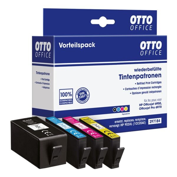OTTO Office Tintenpatronen-Set ersetzt HP »1CC20AE« 903XL schwarz, cyan, magenta, gelb schwarz