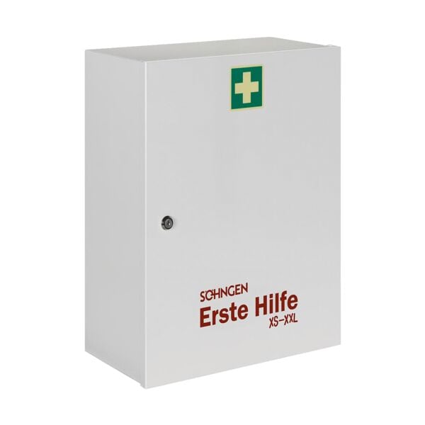 ALUDERM Verbandschrank »SCHULE XS-XXL« mit Füllung, 45.2x55.2x17 cm