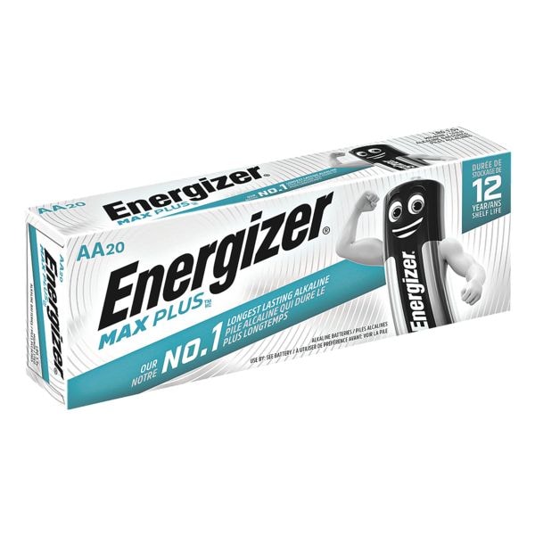 Energizer 20er-Pack Batterien »Max Plus« Mignon / AA, 5.05 cm
