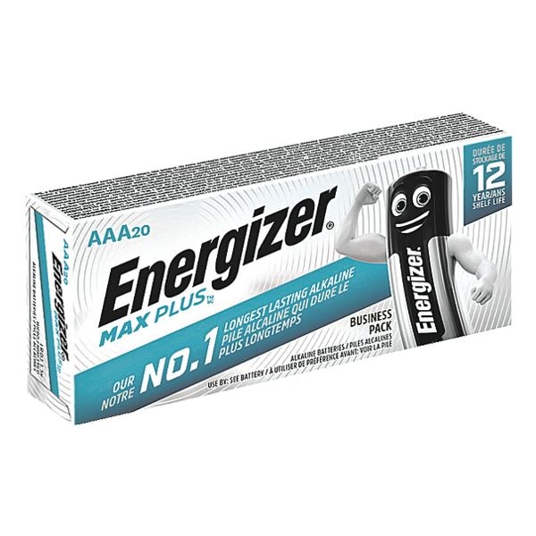 Energizer 20er-Pack Batterien »Max Plus« Micro / AAA, 4.45 cm