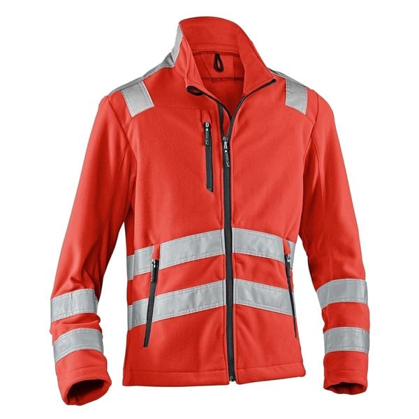 Kübler Warnschutz-Fleecejacke »REFLECTIQ« Größe XL rot