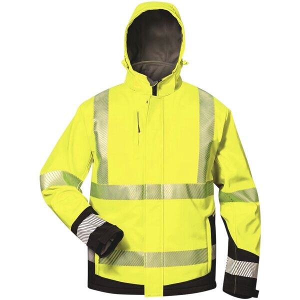 elysee Warnschutz-Winter-Softshell-Jacke Stufe 3 Größe XL gelb