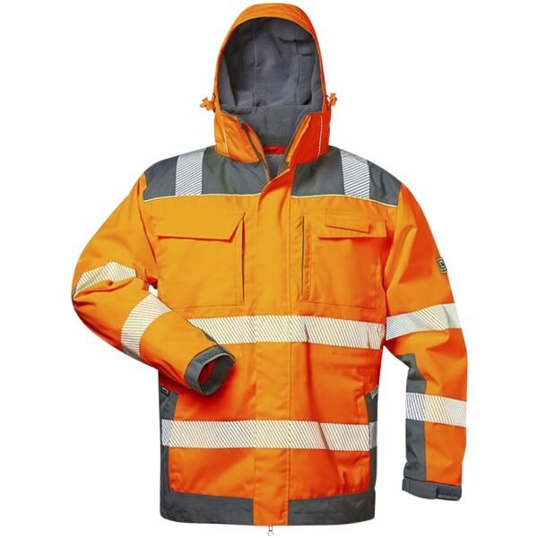 elysee Warnschutz-Winterjacke 2in1 Stufe 3 Größe XL orange