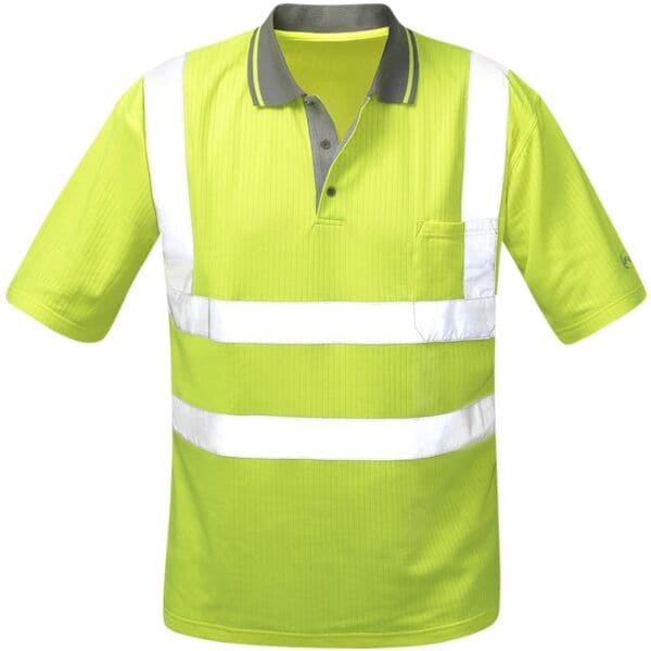 elysee Warnschutz Polo-Shirt »DIEGO« Klasse 2 Größe L gelb