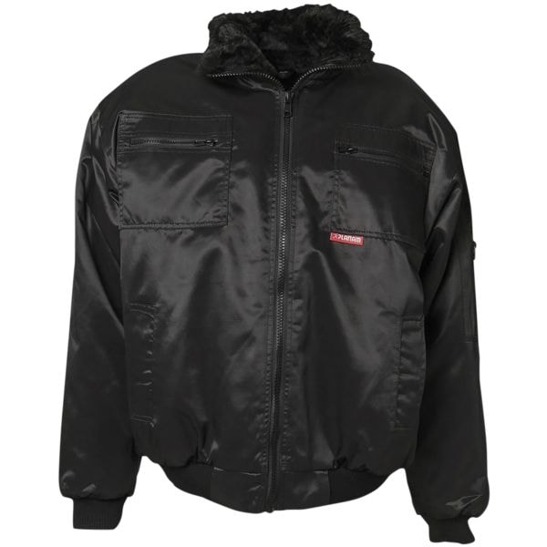 Planam Winter-Piloten-Jacke »GLETSCHER« Größe L schwarz