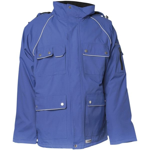 Planam Winterparka »CANVAS 320« Größe L blau