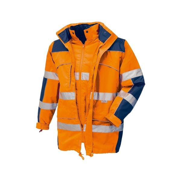 teXXor Warnschutz-Winterparka »TORONTO« Größe XL orange