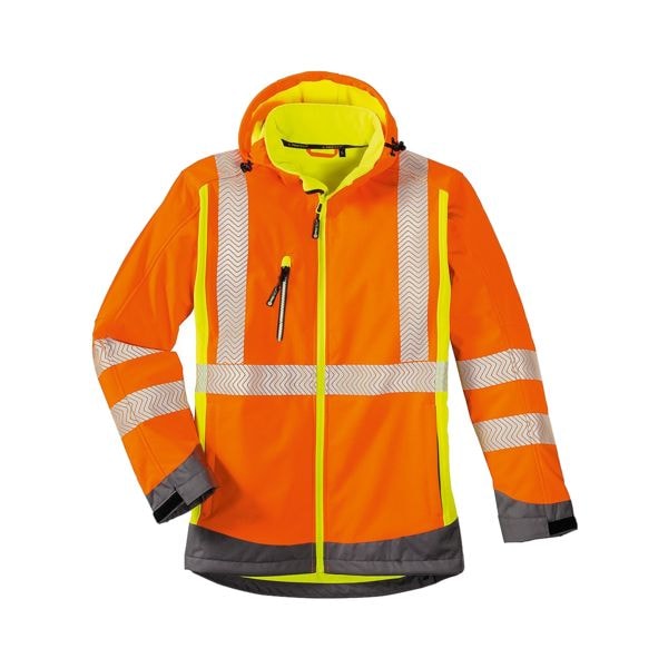 4Protect Warnschutz-Softshelljacke »Houston« Größe XL orange