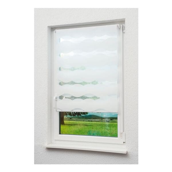 Büscher Sunlines Doppelrollo 140 cm breit weiß, 140x150 cm