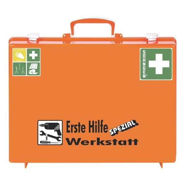 ALUDERM Erste-Hilfe-Koffer »SPEZIAL MT-CD Werkstatt«, 40x30x15 cm