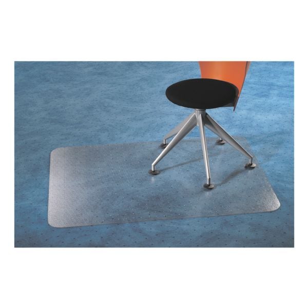 FLOORTEX Bodenschutzmatte 75x120 cm, rechteckig, für Teppichboden transparent, 75 cm