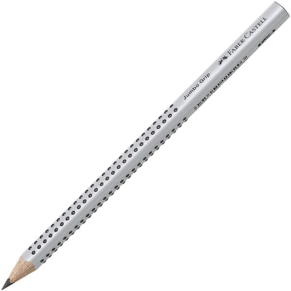 Faber-Castell Bleistift »Jumbo GRIP« HB silber