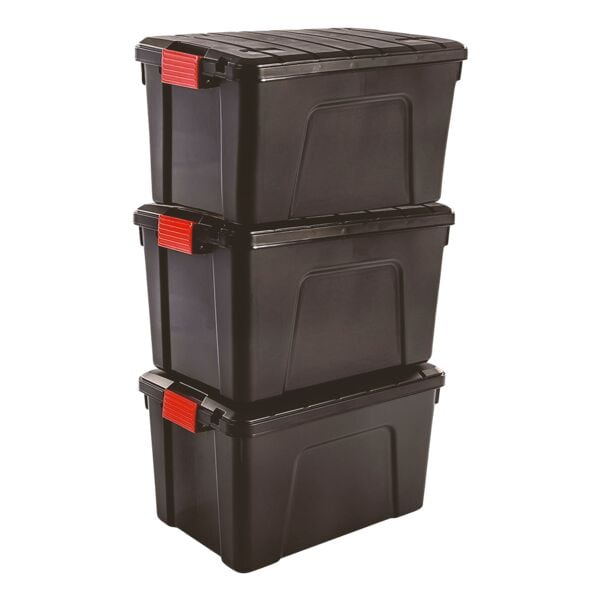IRIS S.A. 3er-Set Multi Boxen »SIA-60 SET OF 3« schwarz, 39.5x35.5x59 cm