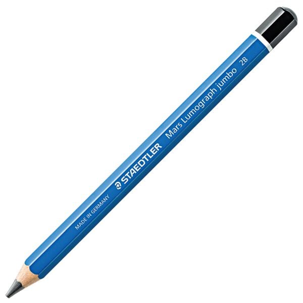 Staedtler Bleistift »Mars Lumograph Jumbo« 2B grau