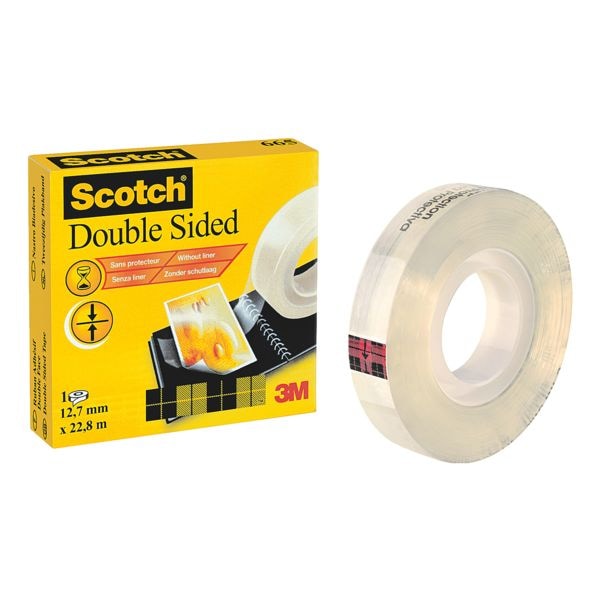 Scotch Doppelseitiges Klebeband 12,7 mm, 1.27 cm