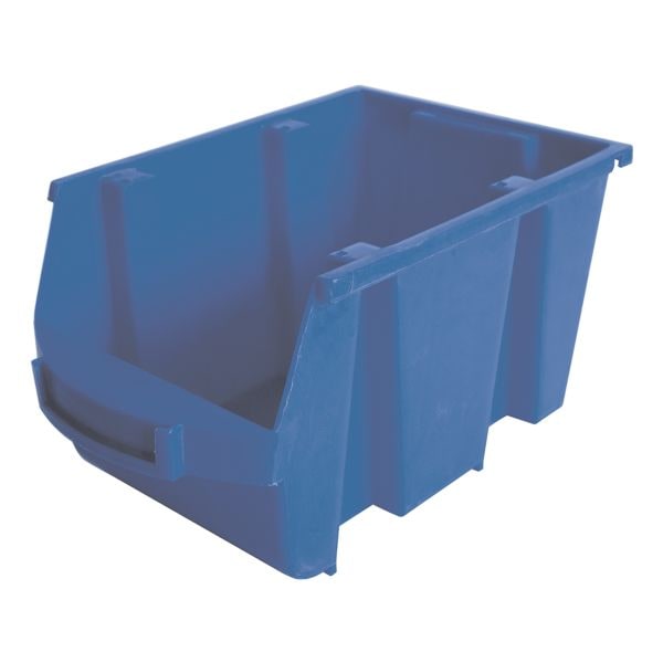 Viso 24x Sichtlagerkästen 4 Liter blau, 15x12.6x23.5 cm
