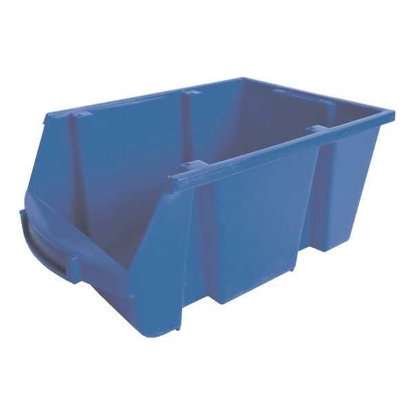 Viso 24x Sichtlagerkästen 10 Liter blau, 21.5x15x33.5 cm