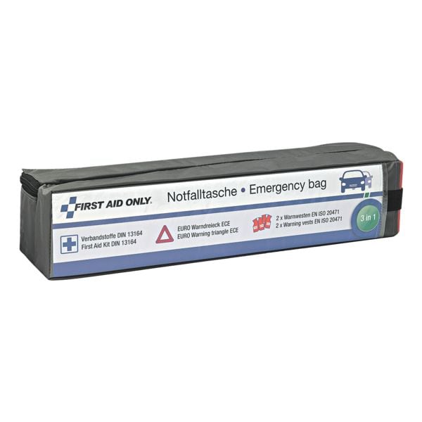 First Aid Only KfZ-Verbandtasche »3 in 1« grau, 44x9.5x12 cm