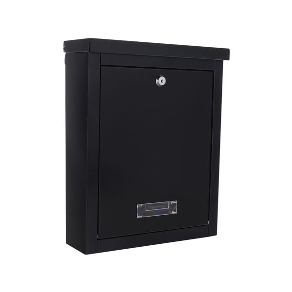 Rottner Briefkasten »Brighton« schwarz, 31x40x13.5 cm