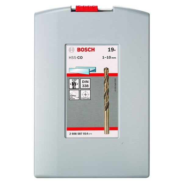 BOSCH 19-tlg. Metallbohrer-Set »HSS-Co« in ProBox silber
