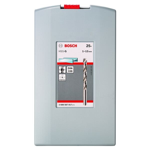BOSCH 25-tlg. Metallbohrer-Set 135° »HSS-G« in ProBox