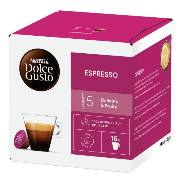 Nescafe Dolce Gusto 3 Packungen Kaffeekapseln »Dolce Gusto&reg; Espresso« braun