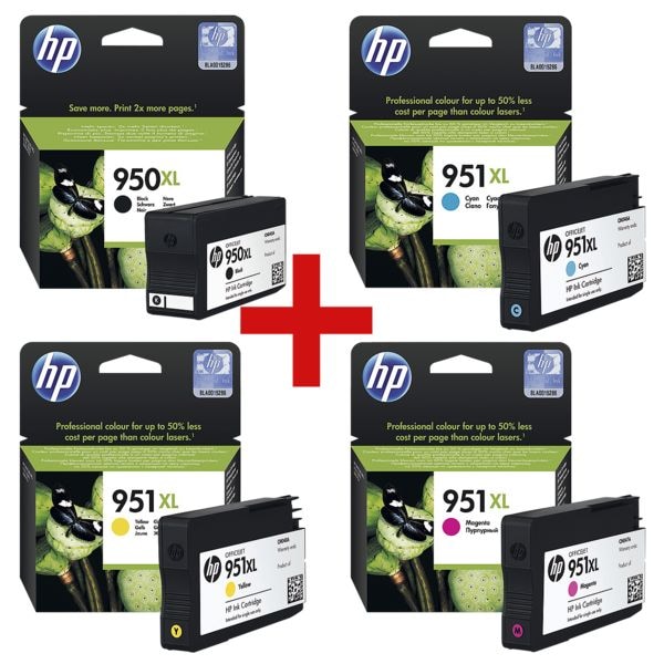 HP Tintenpatronen-Set »C2P43AE« HP 950XL/951XL schwarz