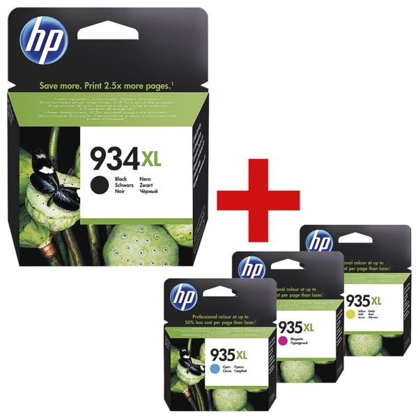 HP 4-tlg. Tintenpatronen-Set »HP 934XL / HP 935XL« schwarz