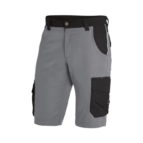 FHB Premium Arbeitsshorts »THEO Twill 300« Größe 50 grau