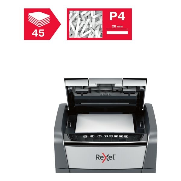 Rexel Aktenvernichter »Optimum AutoFeed 45X« grau, 22x35x43 cm