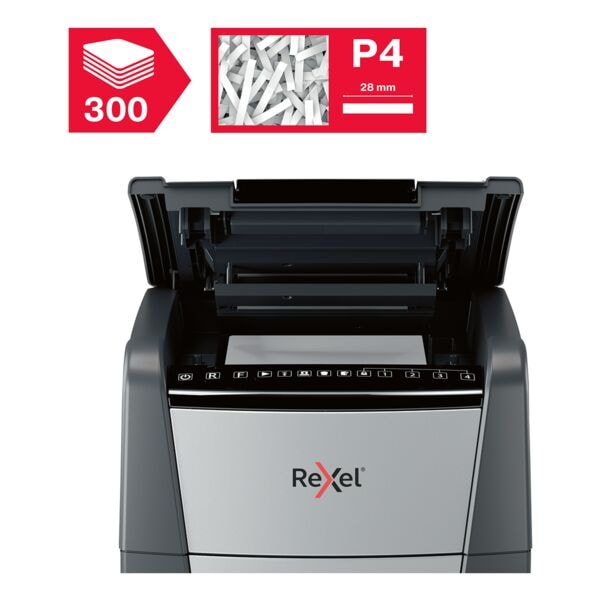 Rexel Aktenvernichter »Optimum AutoFeed+ 300X« grau, 23x80.6x46.5 cm
