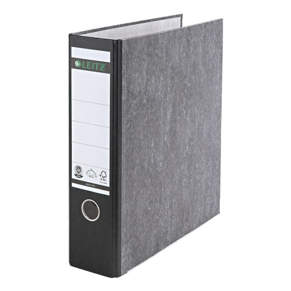 Leitz Qualitäts-Ordner »1070« A4 breit- mit 180° Befüllung ohne Schlitze schwarz, 8x31.8x28.5 cm