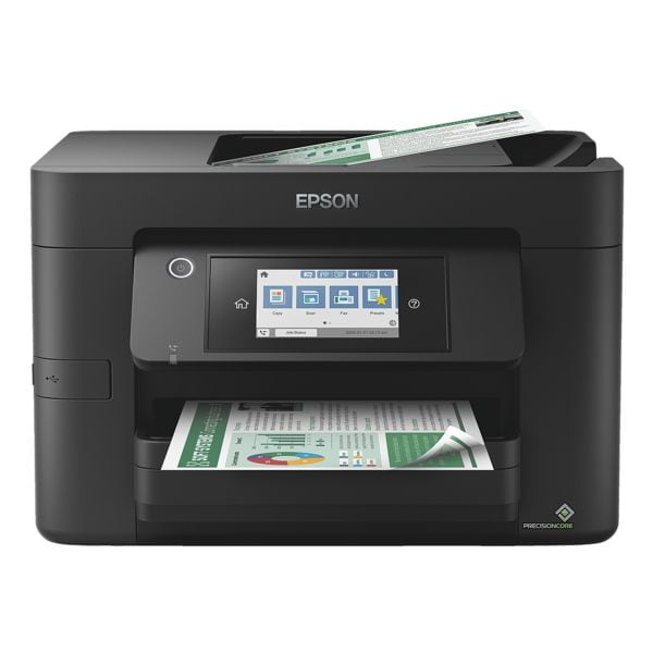 Epson Multifunktionsdrucker »WorkForce WF-4820DWF«, 4-in-1 Farb-Tintenstrahldrucker schwarz, 42.5x26.5x38.9 cm