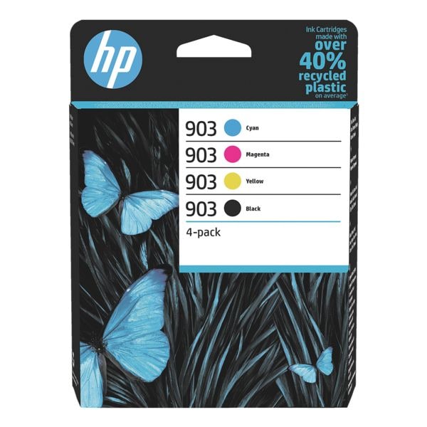 HP 4er-Set Tintenpatronen »6ZC73AE« HP 903 CMYK schwarz