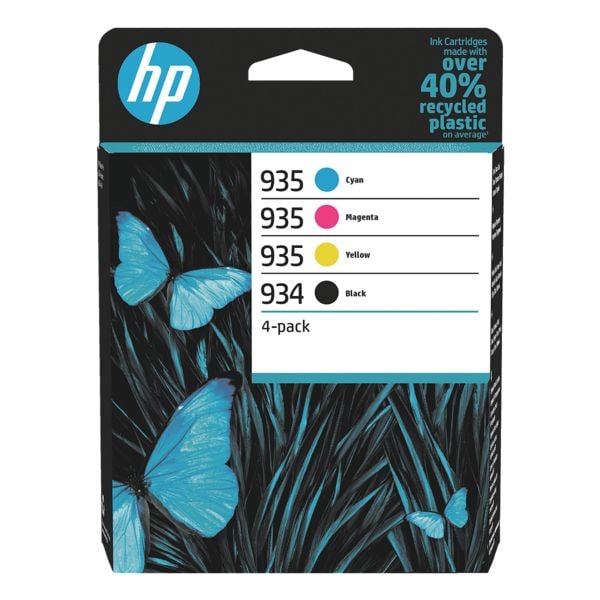 HP 4er-Set Tintenpatronen »6ZC72AE« HP 934 BK - HP 935 CMYK schwarz