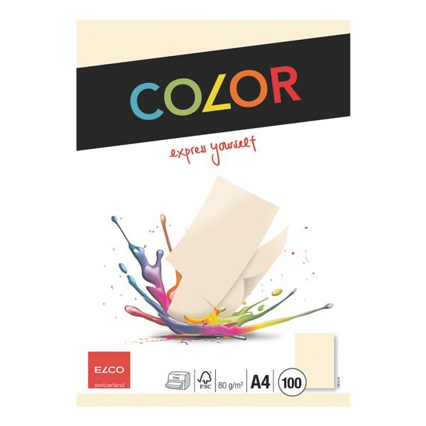 ELCO Chamoisfarbenes Briefpapier »COLOR« braun