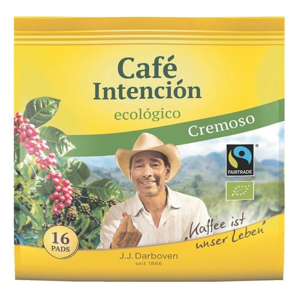 JJ.Darboven 16er-Pack BIO-Kaffeepads »Café Intención ecológico Cremoso«