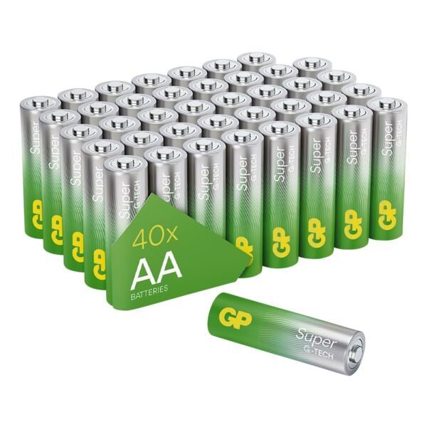 GP Batteries 40er-Pack Batterien »Super Alkaline« Mignon / AA / LR06