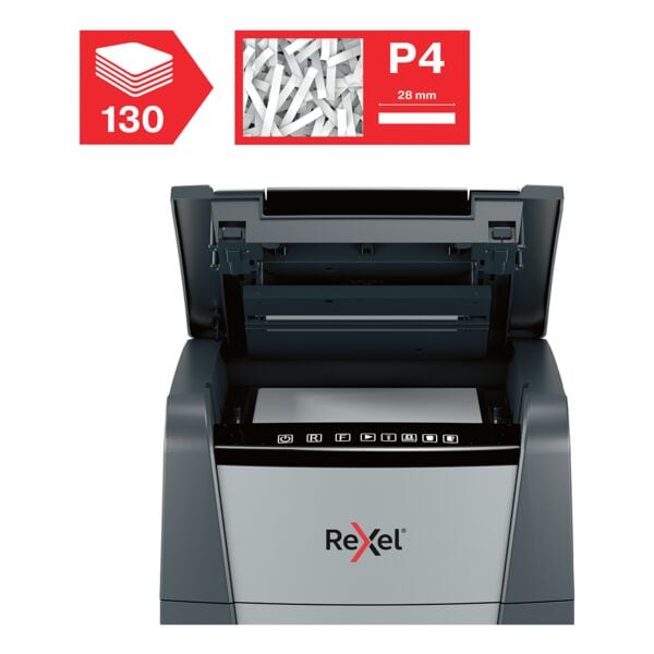 Rexel Aktenvernichter »Optimum AutoFeed+ 130X» schwarz, 22x61.8x43 cm